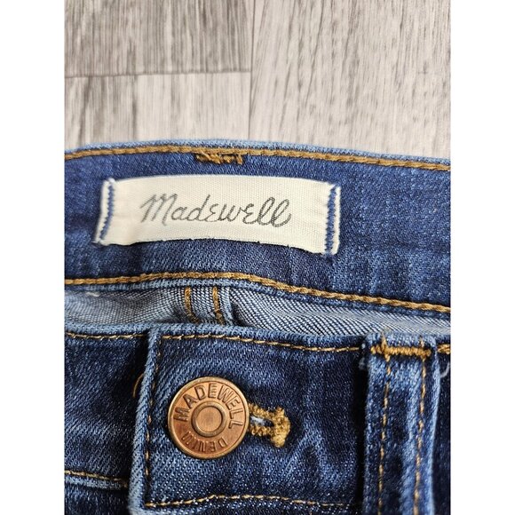 Madewell Jeans Womens 24 Blue Roadtripper Skinny Stretch Denim Medium Wash Soft - Picture 5 of 13